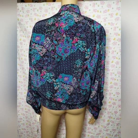 NWT Alfred Dunner women's plus size 14 button up professional blouse shirt top - Picture 10 of 11